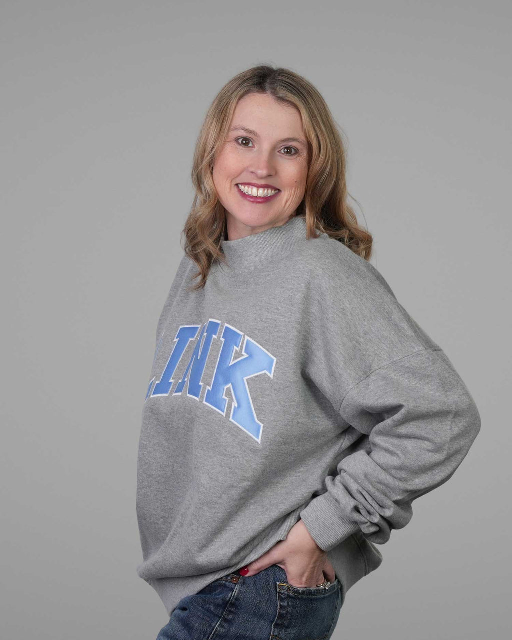 LINK Varsity Mockneck Sweatshirt